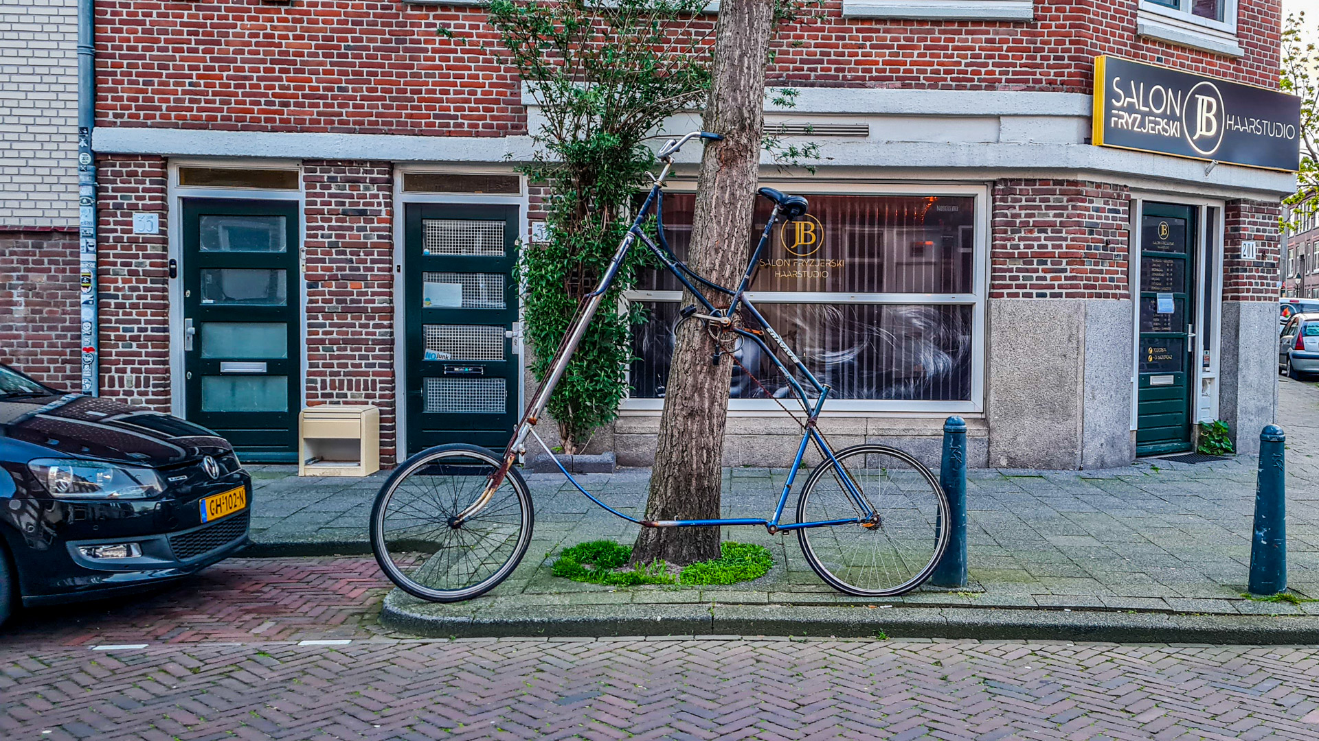 Grappige fiets gevonden, dag 1562