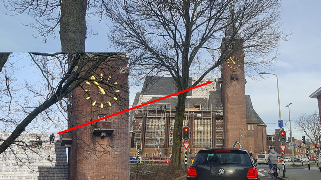 Stuntmannen op de kerk op de Acaciastraat, dag 1498